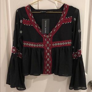 Brand new never worn Haute Rogue Top.